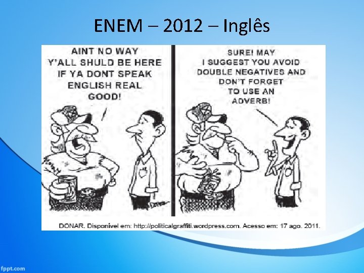 ENEM – 2012 – Inglês 