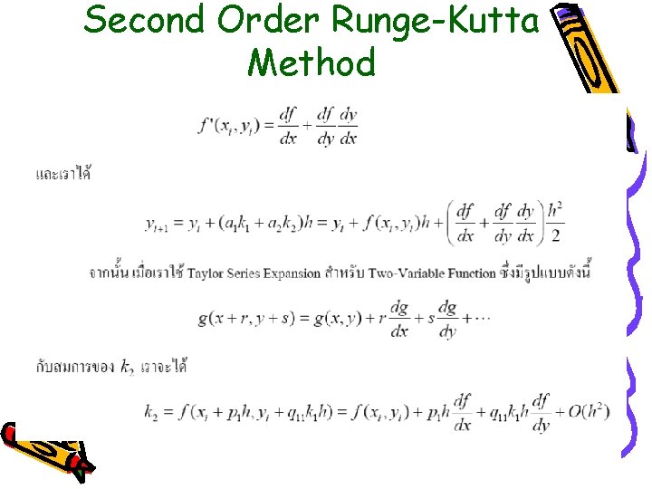 Second Order Runge-Kutta Method 