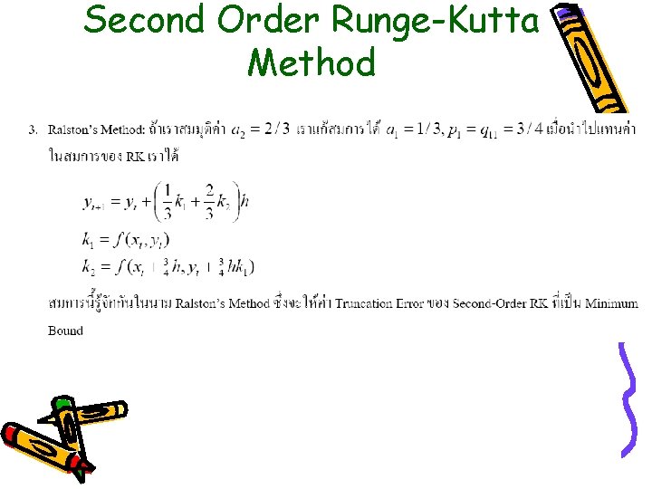 Second Order Runge-Kutta Method 