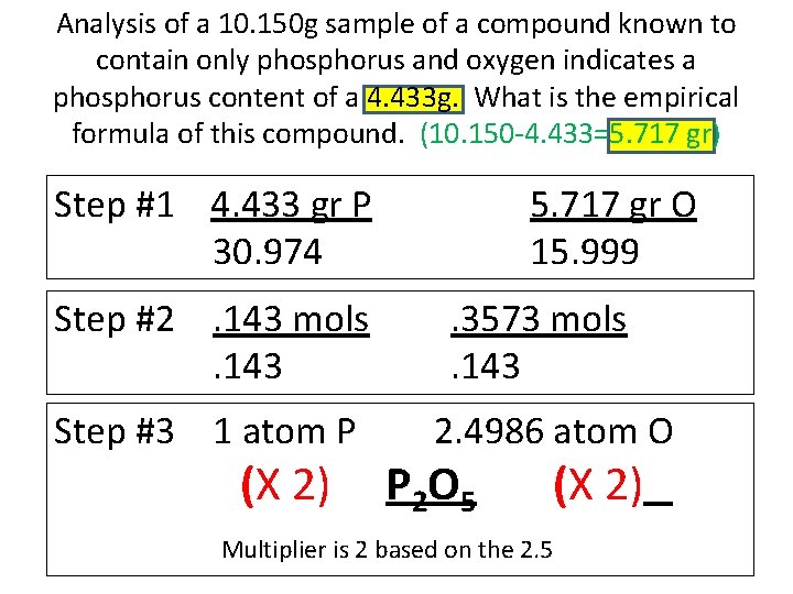 Analysis of a 10. 150 g sample of a compound known to contain only