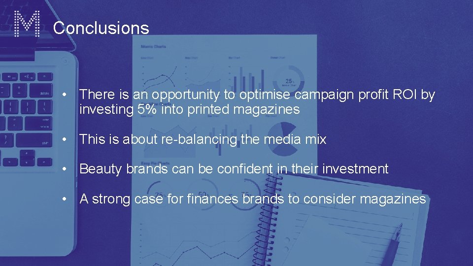 Conclusions • There is an opportunity to optimise campaign profit ROI by investing 5%