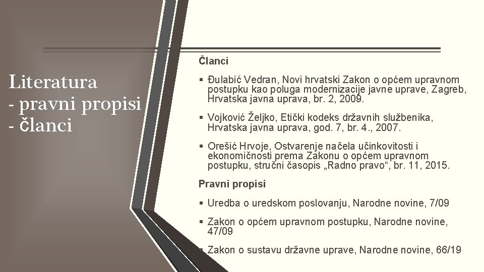 Članci Literatura - pravni propisi - članci § Đulabić Vedran, Novi hrvatski Zakon o