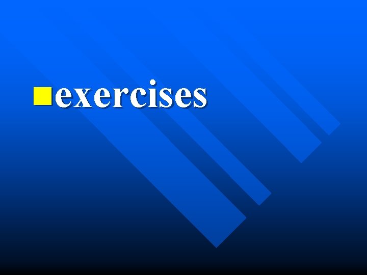 nexercises 