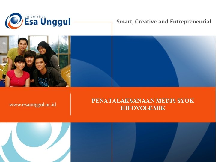 PENATALAKSANAAN MEDIS SYOK HIPOVOLEMIK 