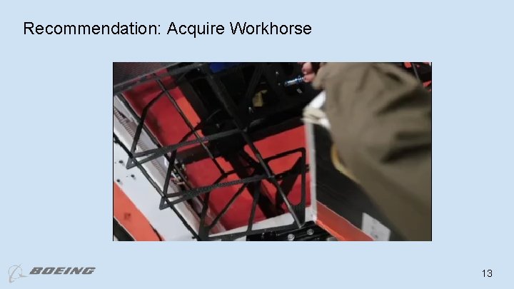 Recommendation: Acquire Workhorse 13 