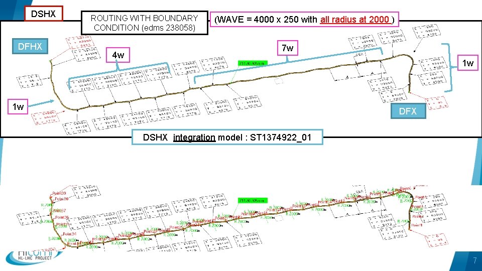 DSHX DFHX ROUTING WITH BOUNDARY CONDITION (edms 238058) 4 w (WAVE = 4000 x