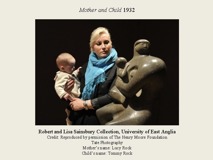 Mother and Child 1932 Robert and Lisa Sainsbury Collection, University of East Anglia Credit: