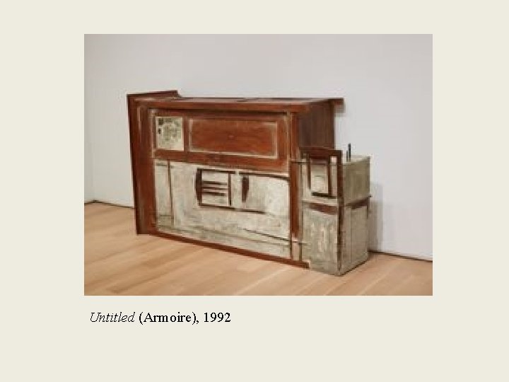 Untitled (Armoire), 1992 