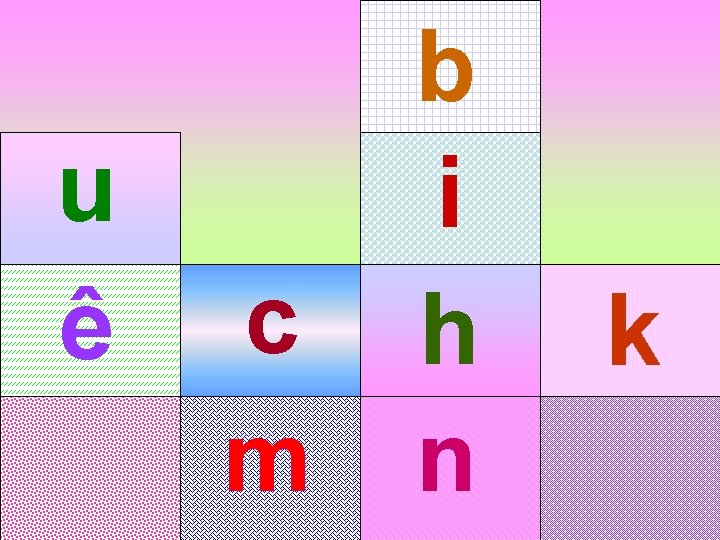 u ê c m b i h n k 