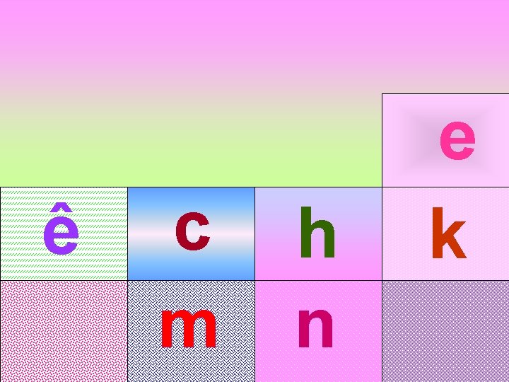 ê c m h n e k 
