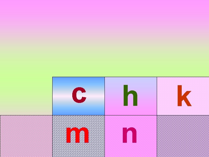 c m h n k 