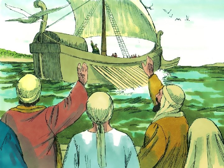 12. After awhile Paul, Priscilla and Aquila decided to leave Corinth. They sailed for 12. After awhile Paul, Priscilla and Aquila decided to leave Corinth. They sailed for
