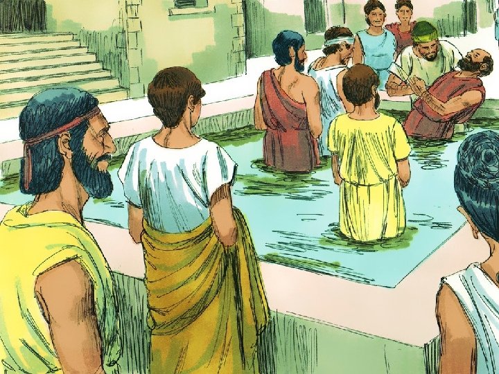 8. After they heard about Jesus they wanted to follow him. Titius Justus and 8. After they heard about Jesus they wanted to follow him. Titius Justus and