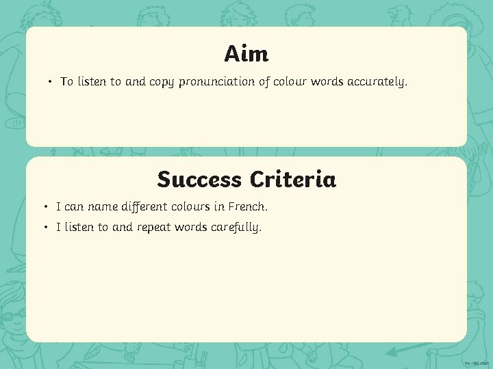 French All About Me Year One French Year