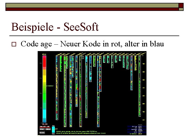 Beispiele - See. Soft o Code age – Neuer Kode in rot, alter in Beispiele - See. Soft o Code age – Neuer Kode in rot, alter in