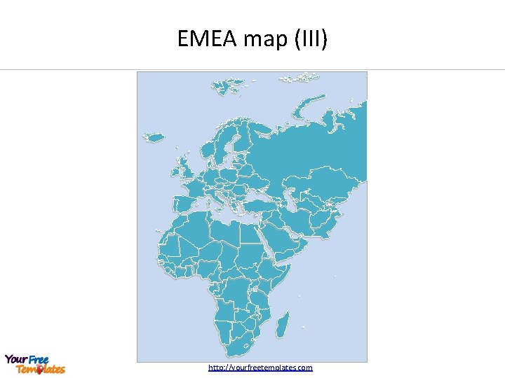 EMEA map (III) http: //yourfreetemplates. com 