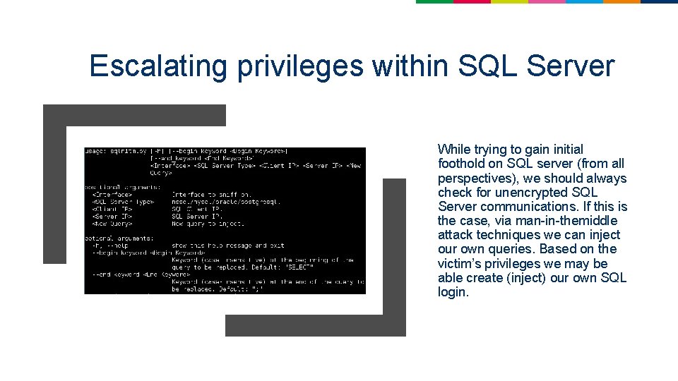 Escalating privileges within SQL Server While trying to gain initial foothold on SQL server