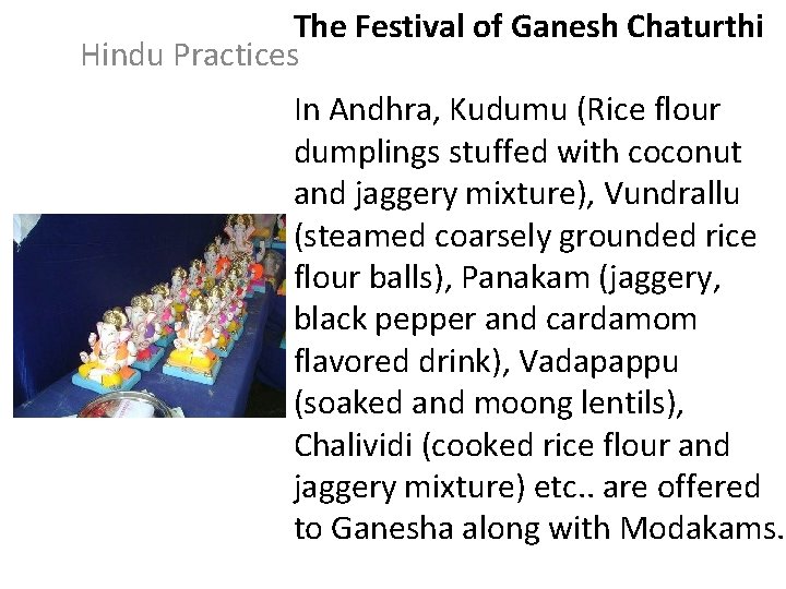 The Festival of Ganesh Chaturthi Hindu Practices In Andhra, Kudumu (Rice flour dumplings stuffed