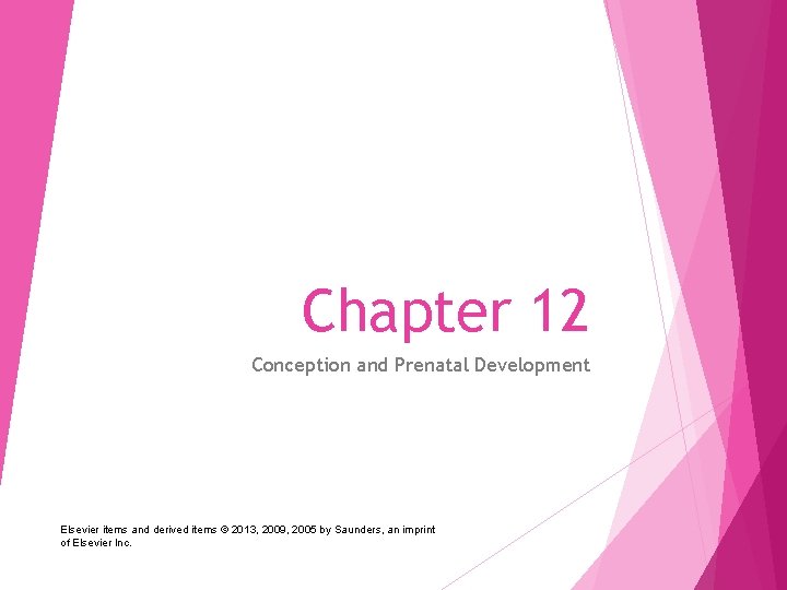 Chapter 12 Conception And Prenatal Development Elsevier Items