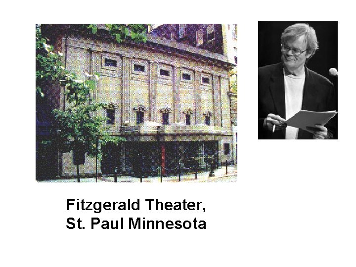 Fitzgerald Theater, St. Paul Minnesota 