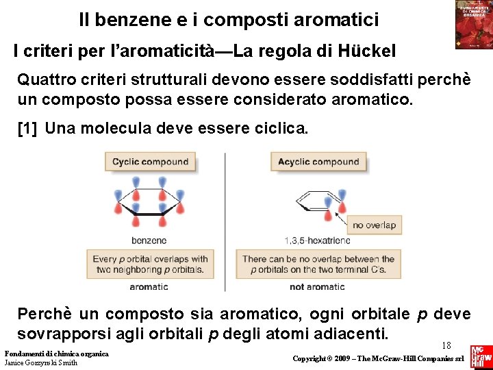 Il benzene e i composti aromatici I criteri per l’aromaticità—La regola di Hückel Quattro