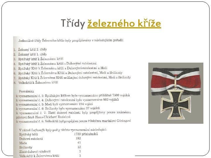 Třídy železného kříže 