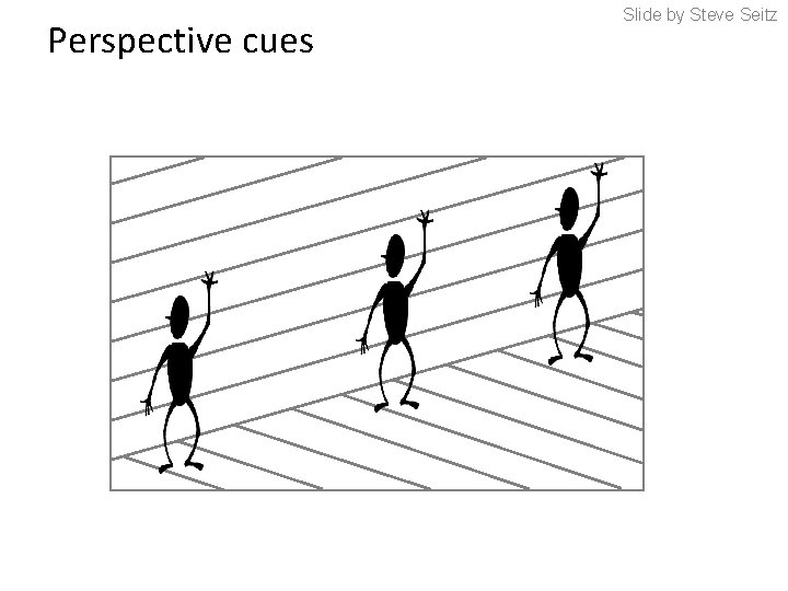 Perspective cues Slide by Steve Seitz 