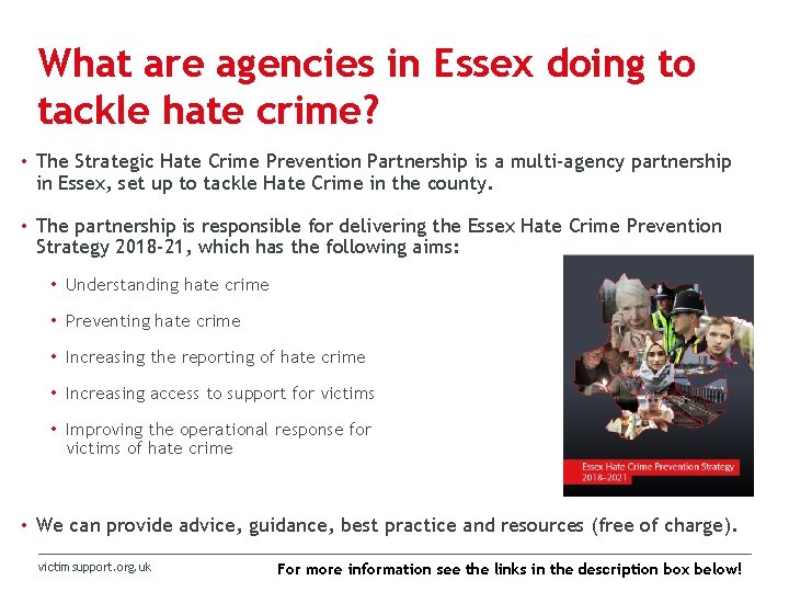 What are agencies in Essex doing to tackle hate crime? • The Strategic Hate