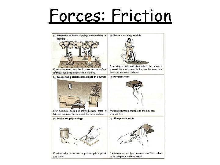 Forces: Friction 
