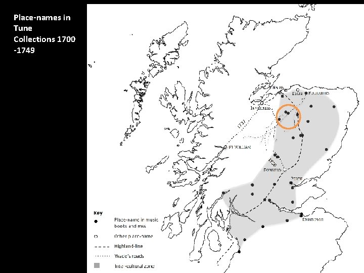 Place-names in Tune Collections 1700 -1749 