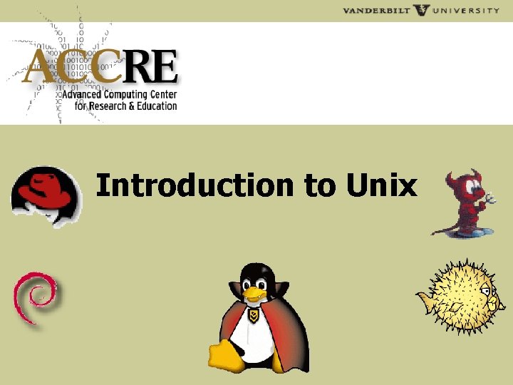 Introduction to Unix 