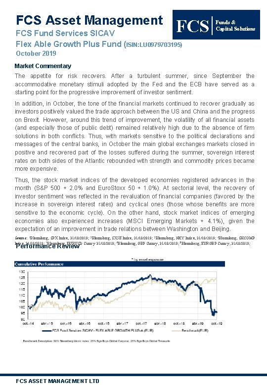 FCS Asset Management FCS Fund Services SICAV Flex Able Growth Plus Fund (ISIN: LU