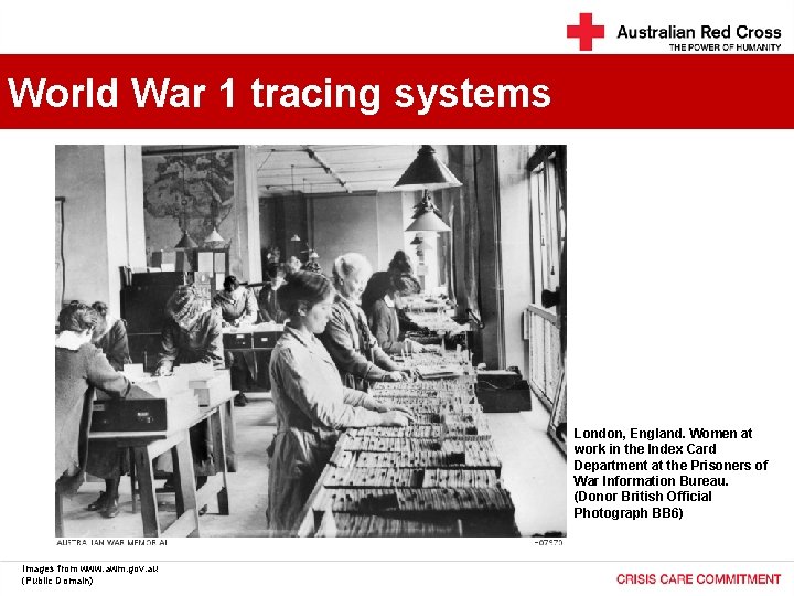 ww 1 War 1 tracing systems World London, England. Women at work in the