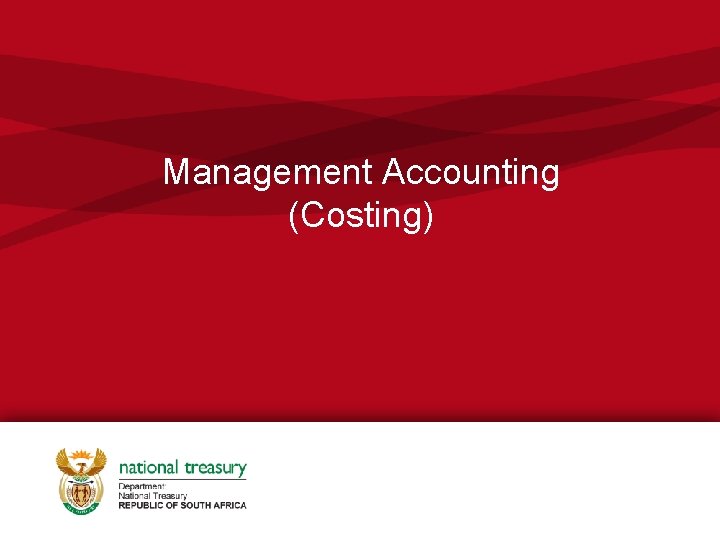 Management Accounting (Costing) 