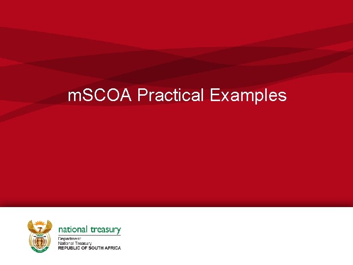 m. SCOA Practical Examples 