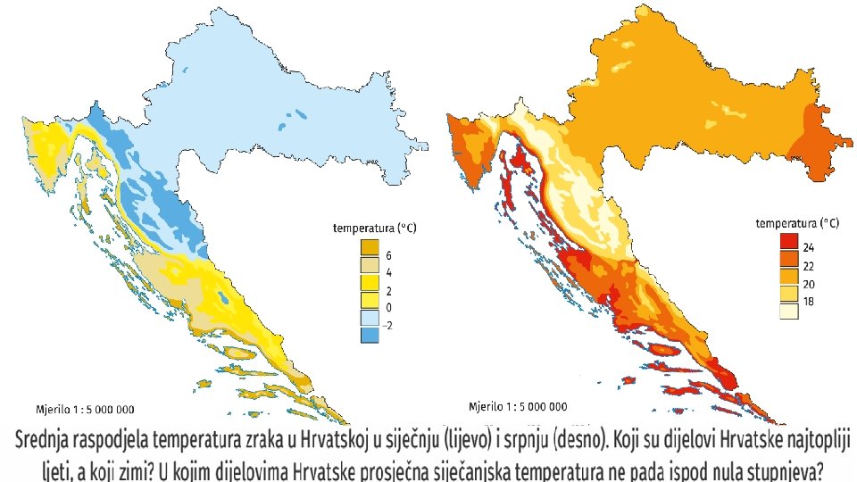 Temperaturne razlike u Hrvatskoj 