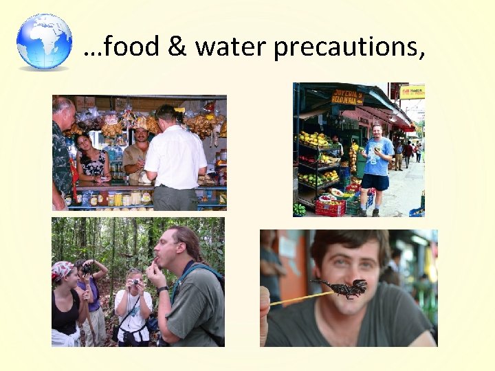 …food & water precautions, 
