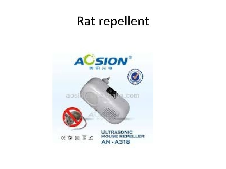 Rat repellent 