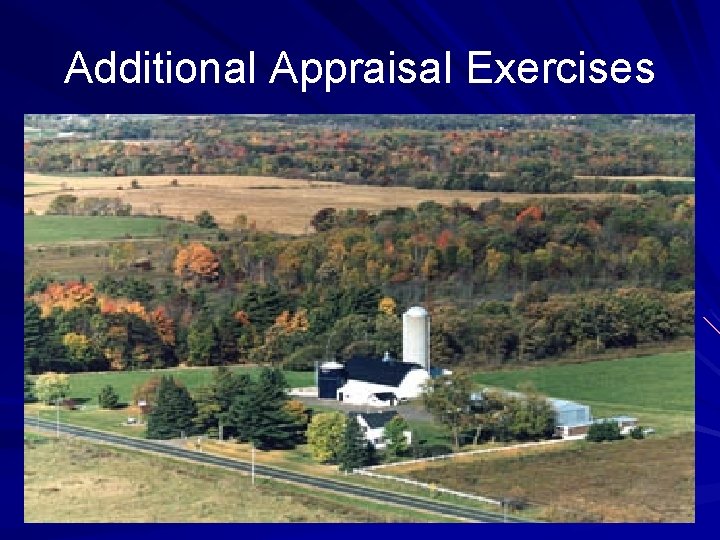 Additional Appraisal Exercises 