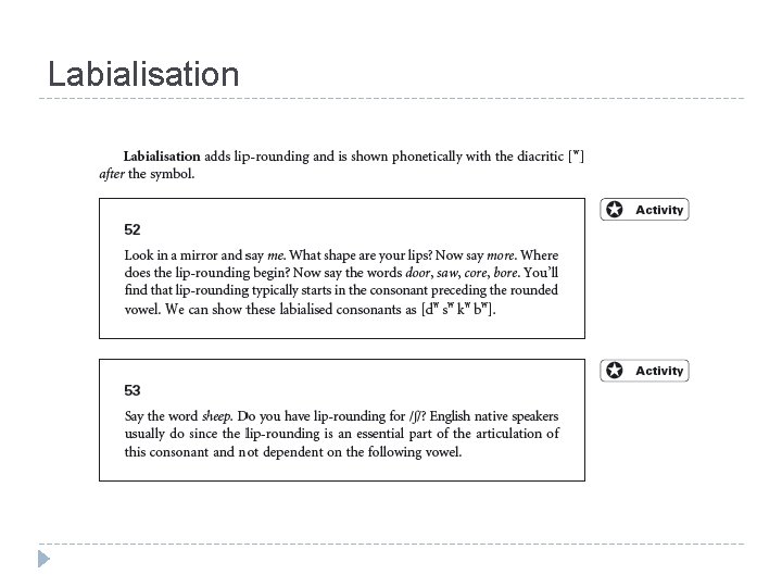 Labialisation 