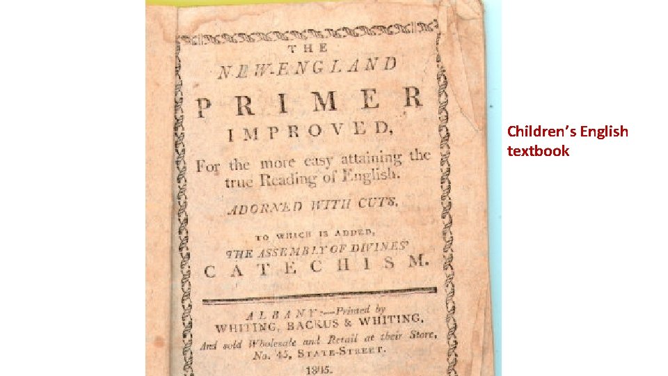 Children’s English textbook 