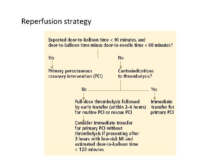 Reperfusion strategy Reperfusion strategy
