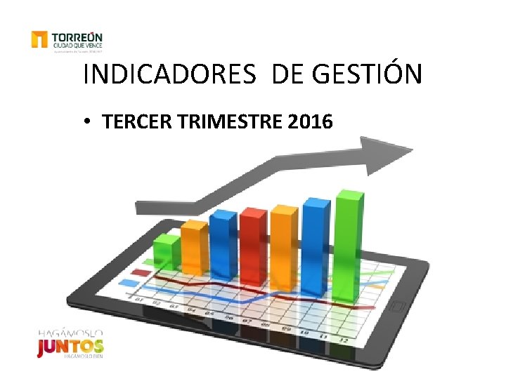 INDICADORES DE GESTIÓN • TERCER TRIMESTRE 2016 
