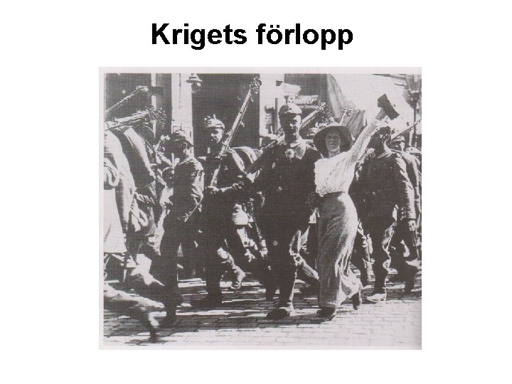 Krigets förlopp 