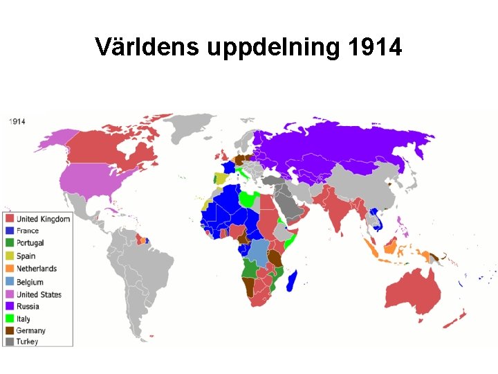 Världens uppdelning 1914 