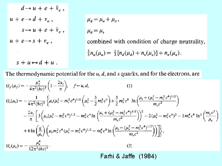 Farhi & Jaffe (1984) 