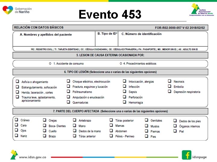 Evento 453 