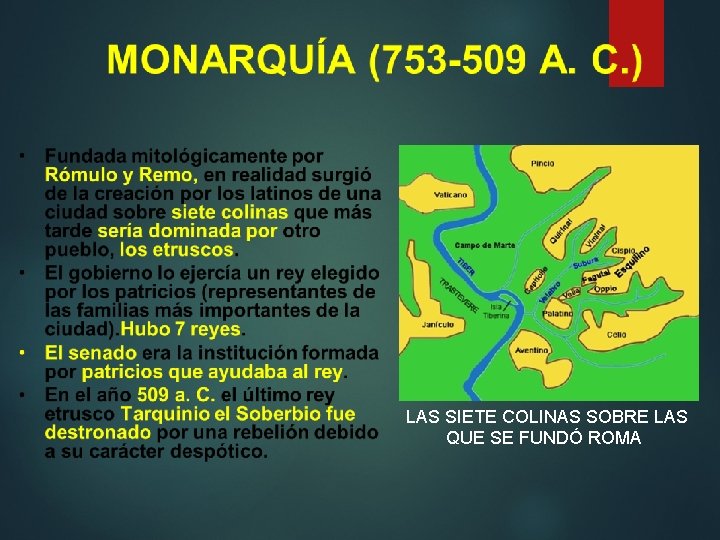LAS SIETE COLINAS SOBRE LAS QUE SE FUNDÓ ROMA 