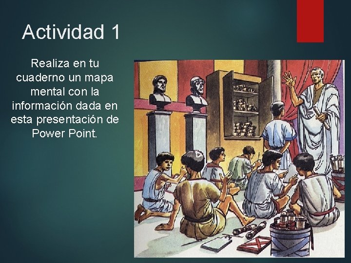 Actividad 1 Realiza en tu cuaderno un mapa mental con la información dada en