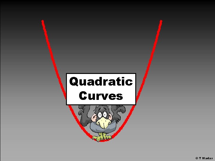 Quadratic Curves © T Madas 